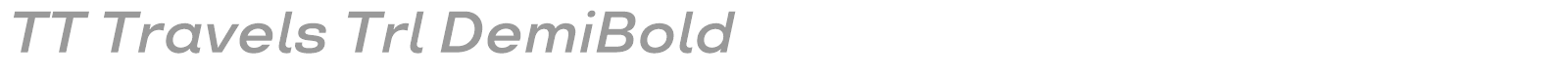 TT Travels font preview